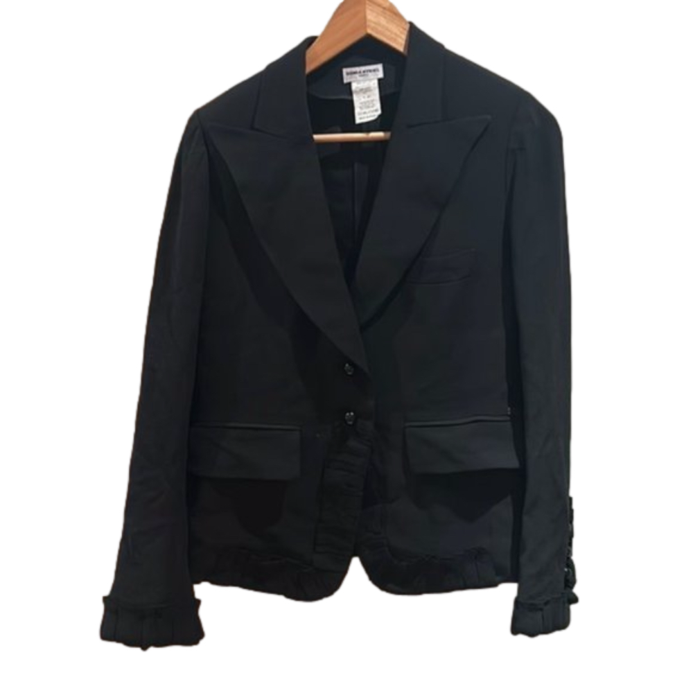 SONIA RYKIEL Paris black blazer jacket 40 made in France vintage